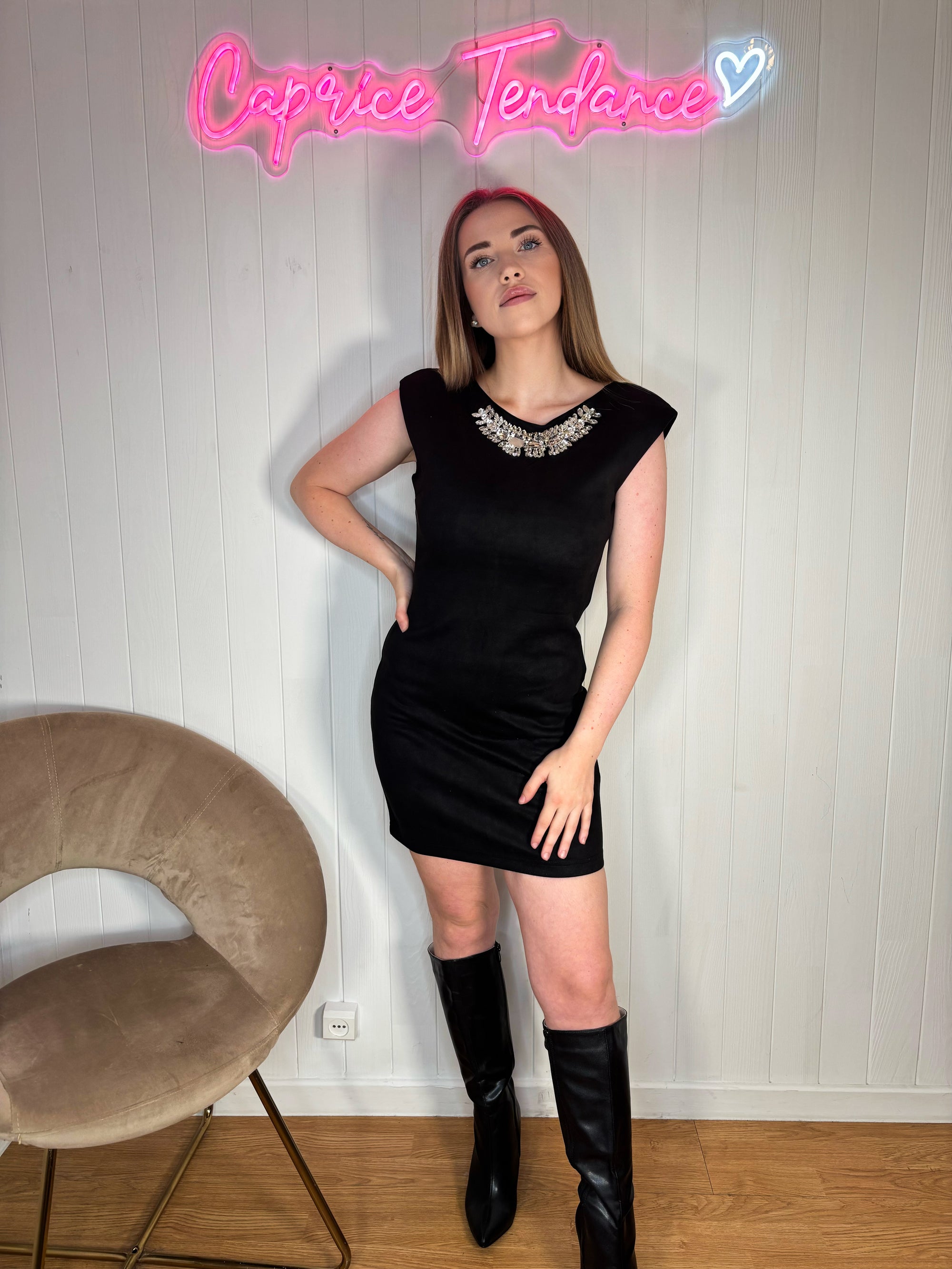 Robe de soirée bijoux