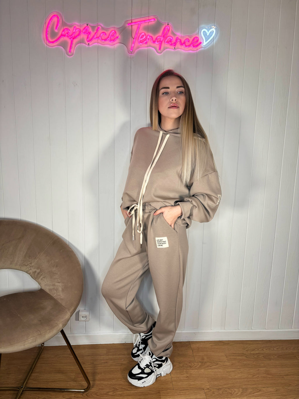 Ensemble à capuche patch