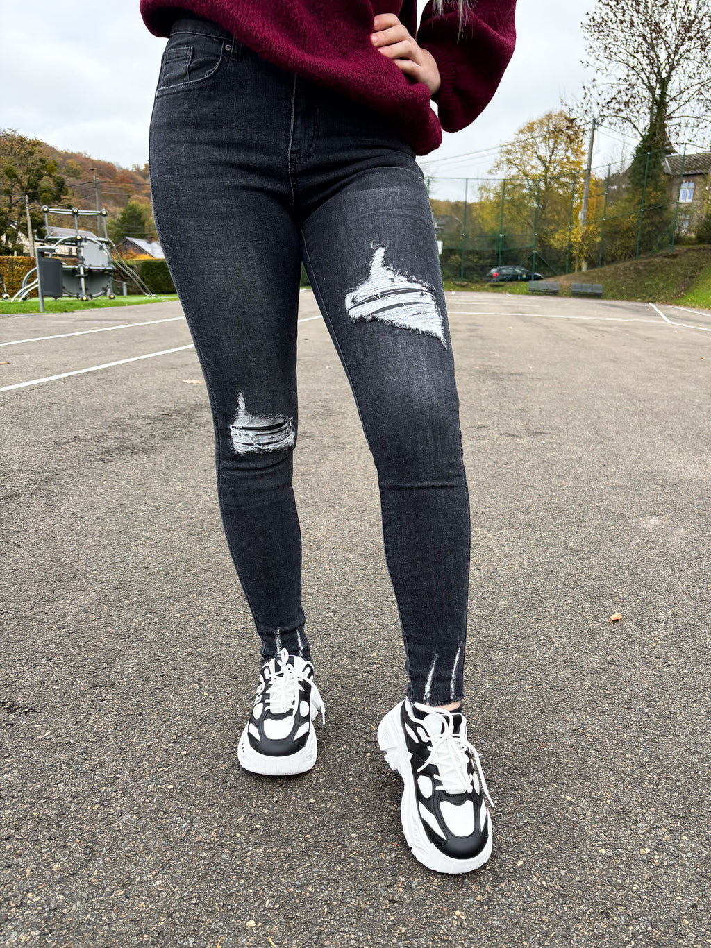 Jeans skinny déchiré