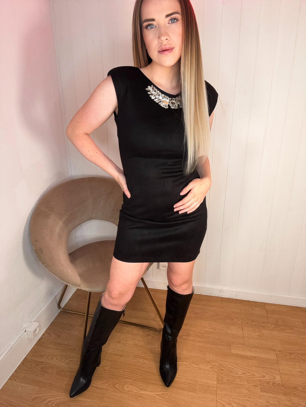 Robe de soirée bijoux