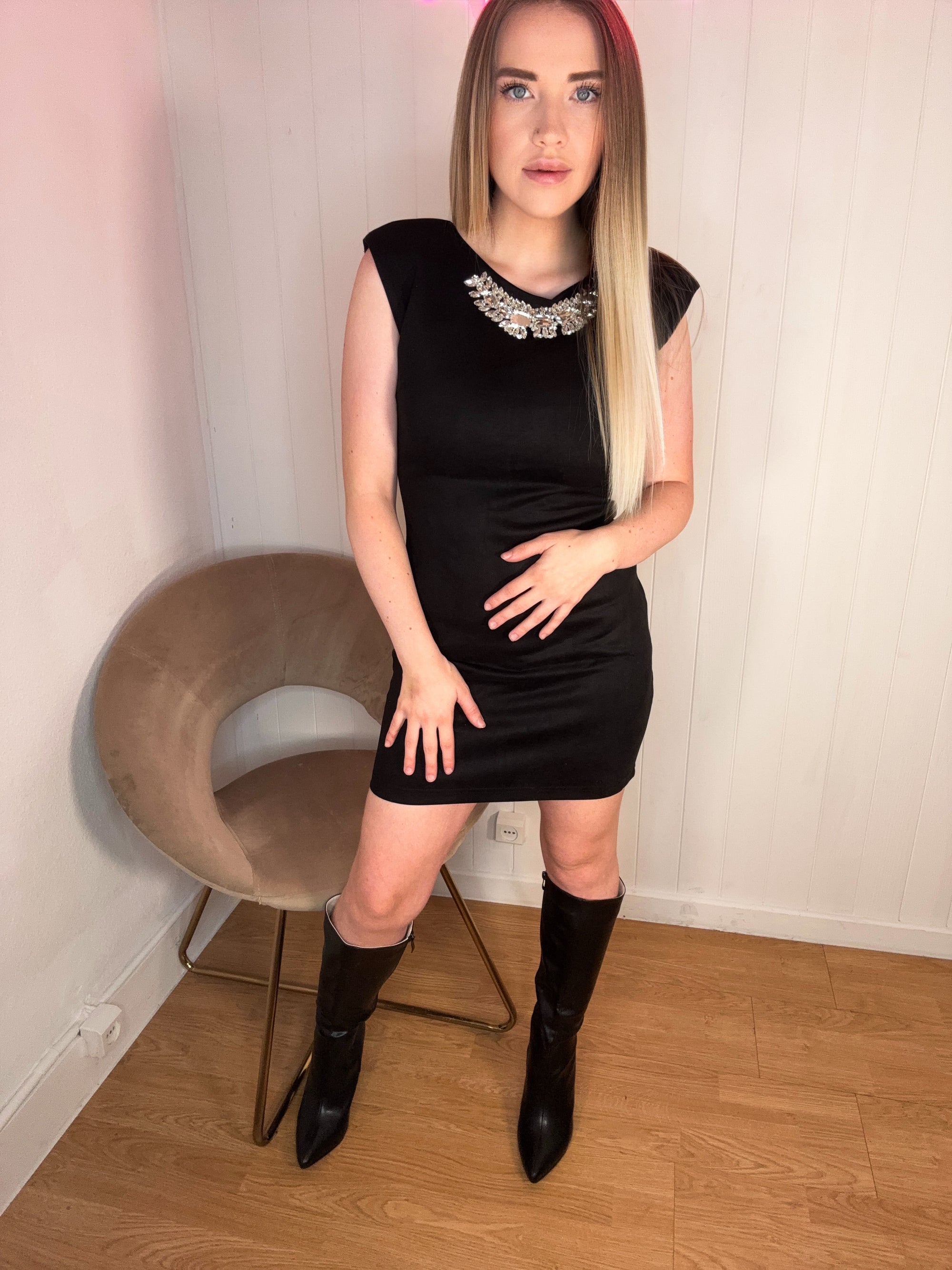 Robe de soirée bijoux