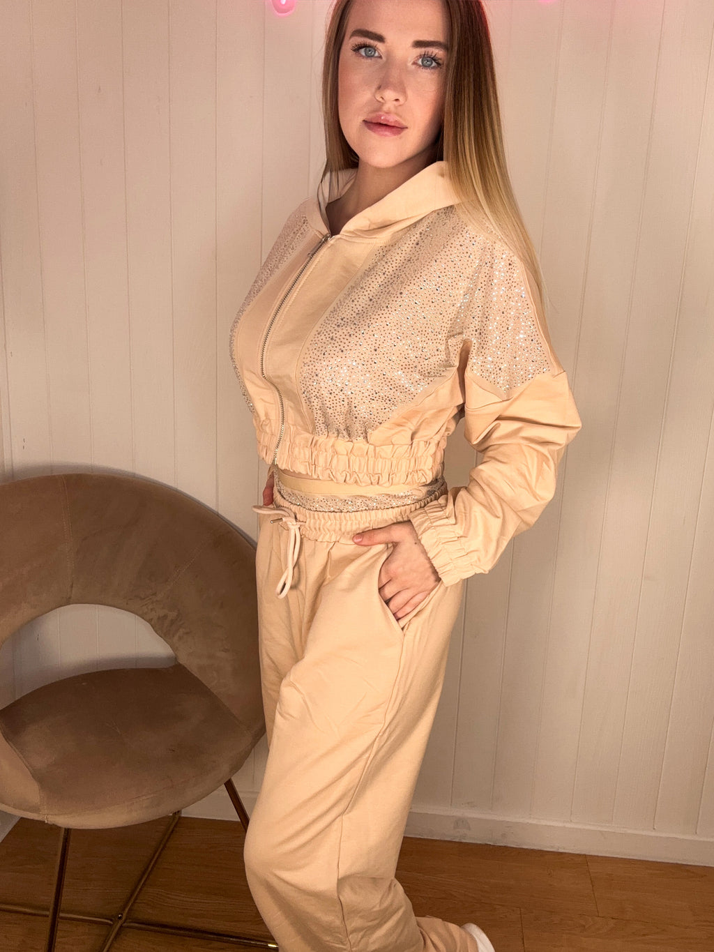 Ensemble jogging à strass