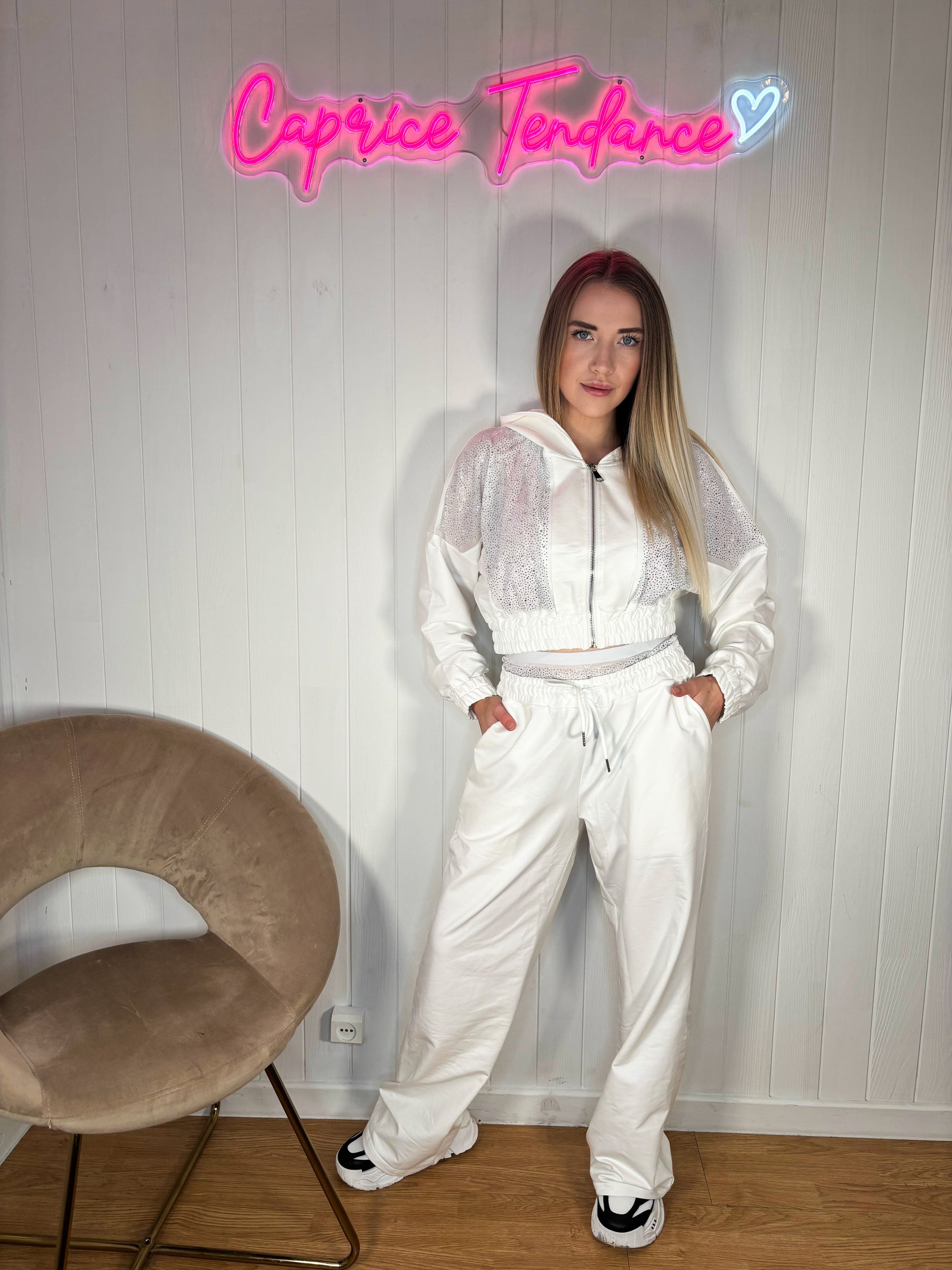 Ensemble jogging à strass