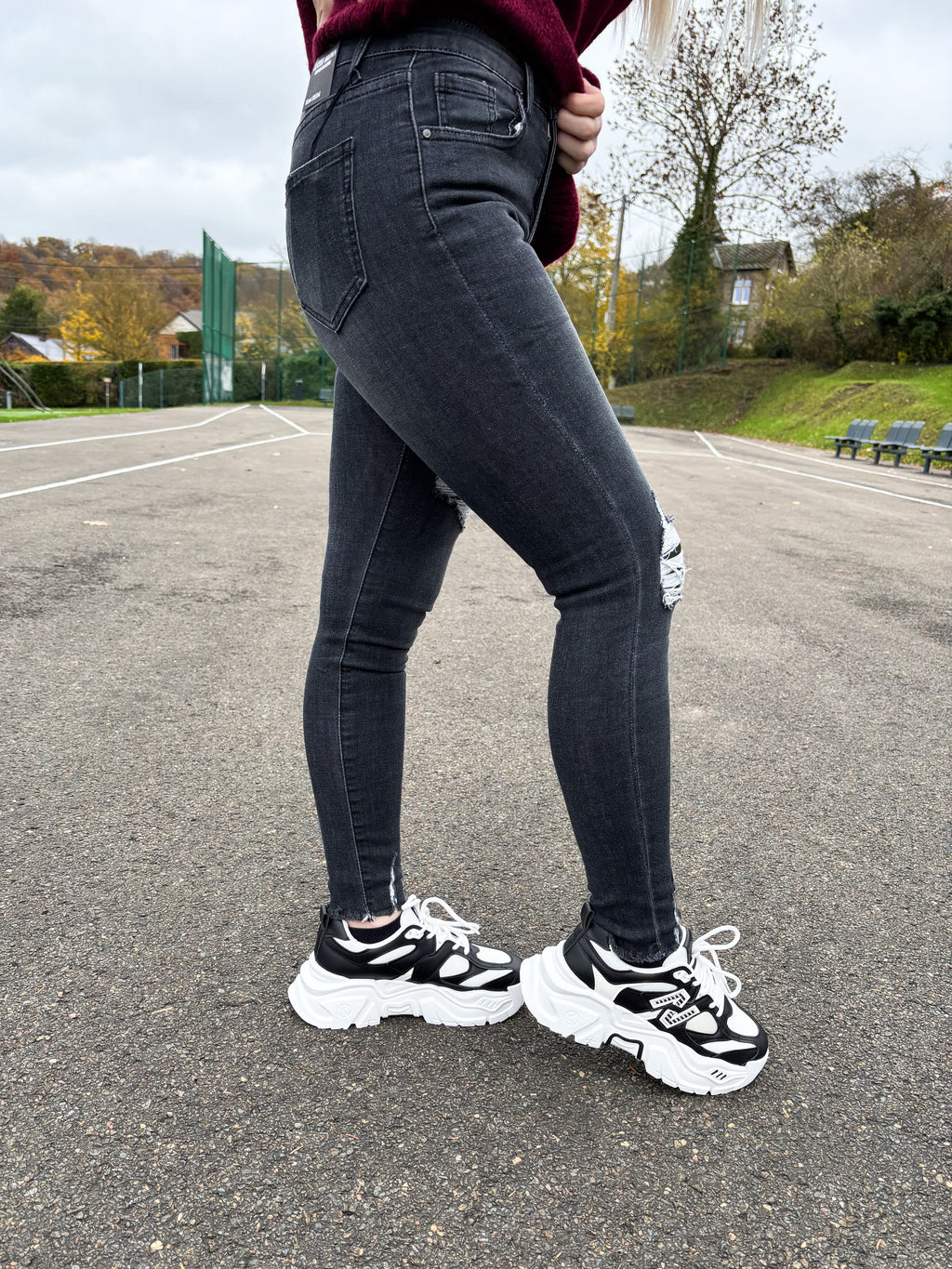 Jeans skinny déchiré