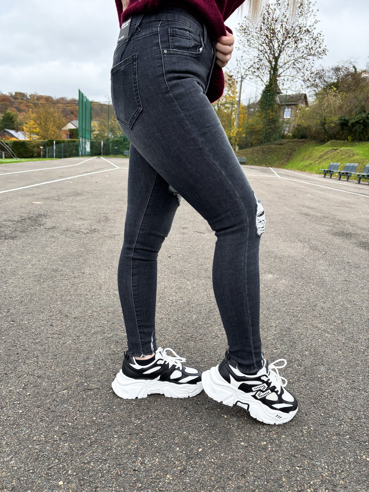 Jeans skinny déchiré