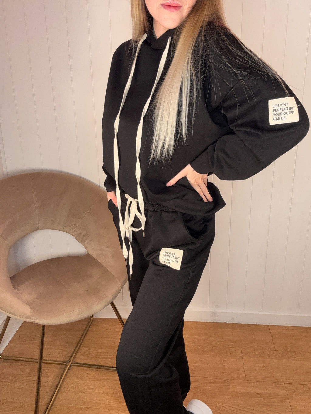 Ensemble à capuche patch