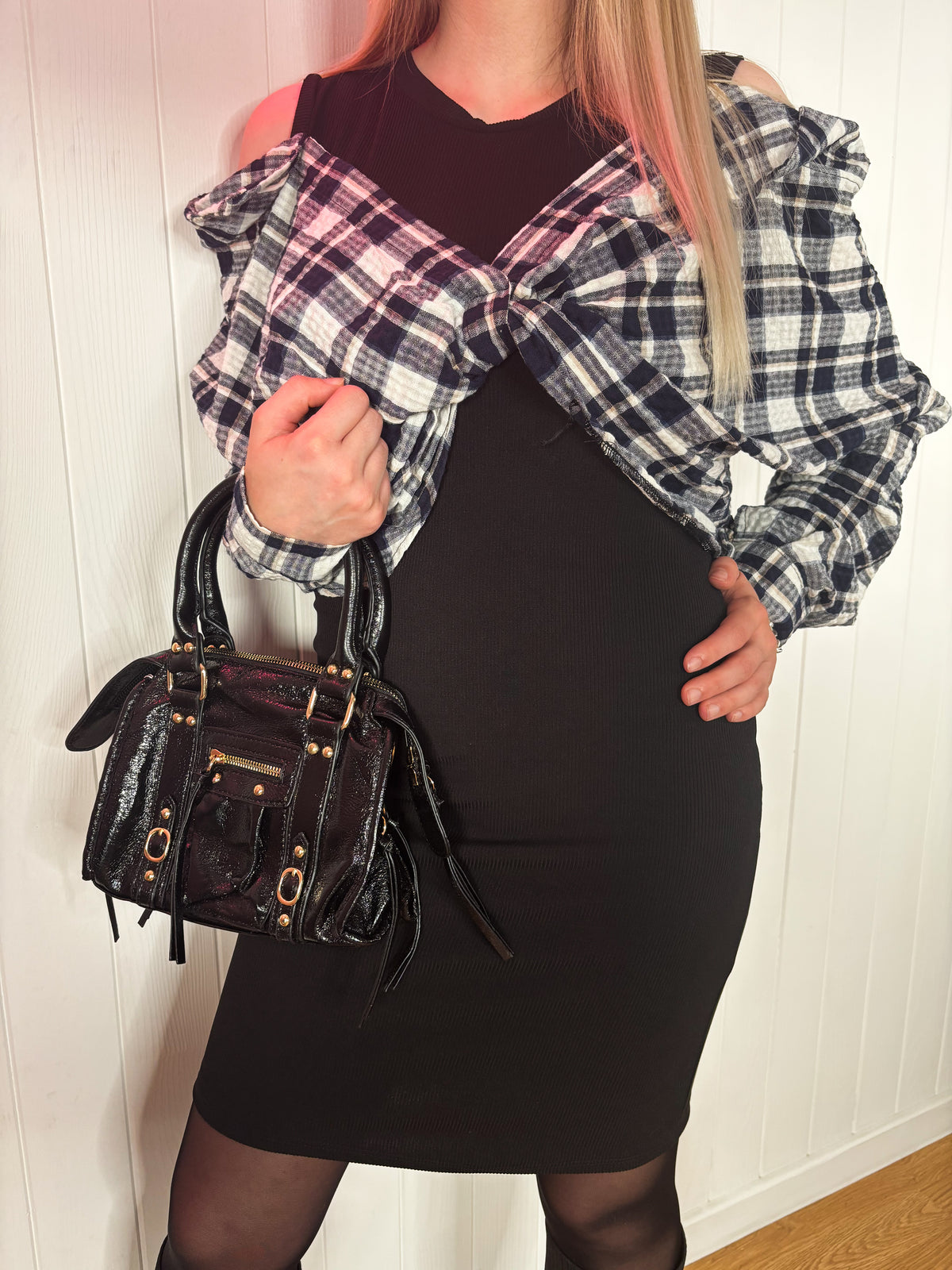 Robe effet surchemise