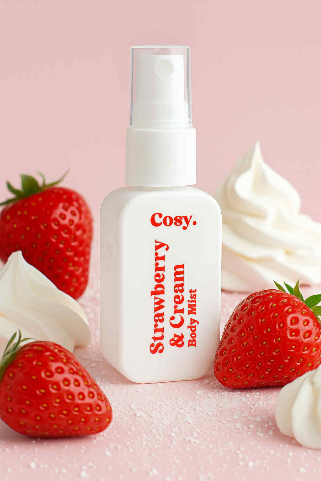 Mini brume corporelle fraise & crème