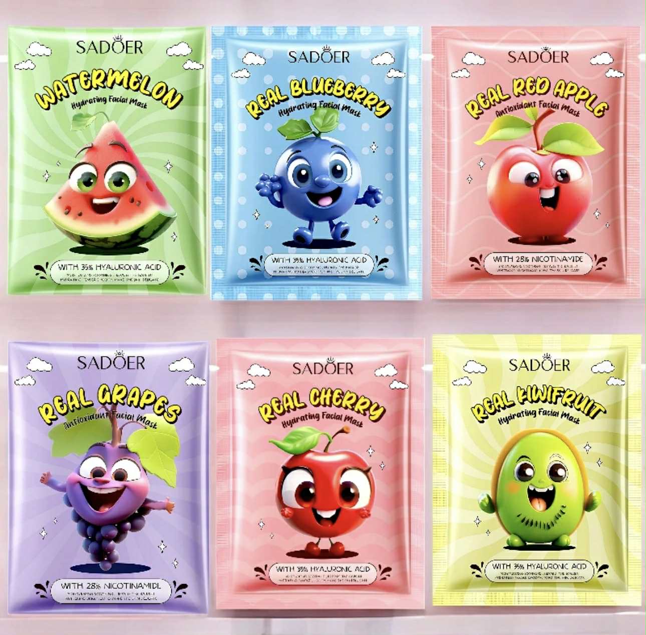 Masque pour la visage hydratant