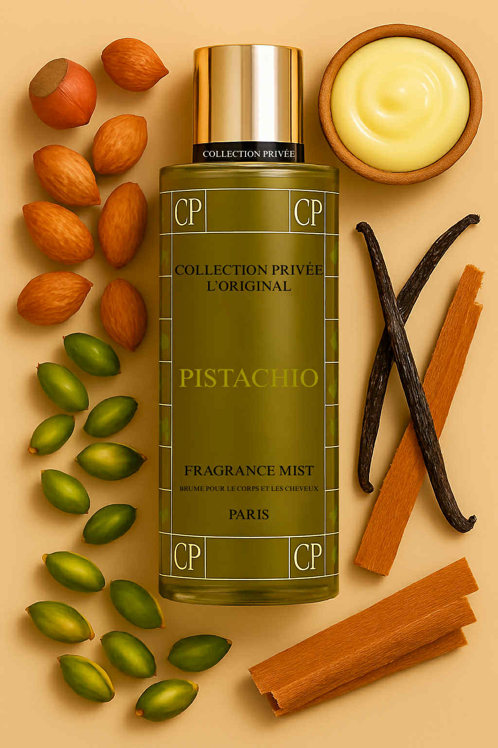 Brume corporelle pistachio