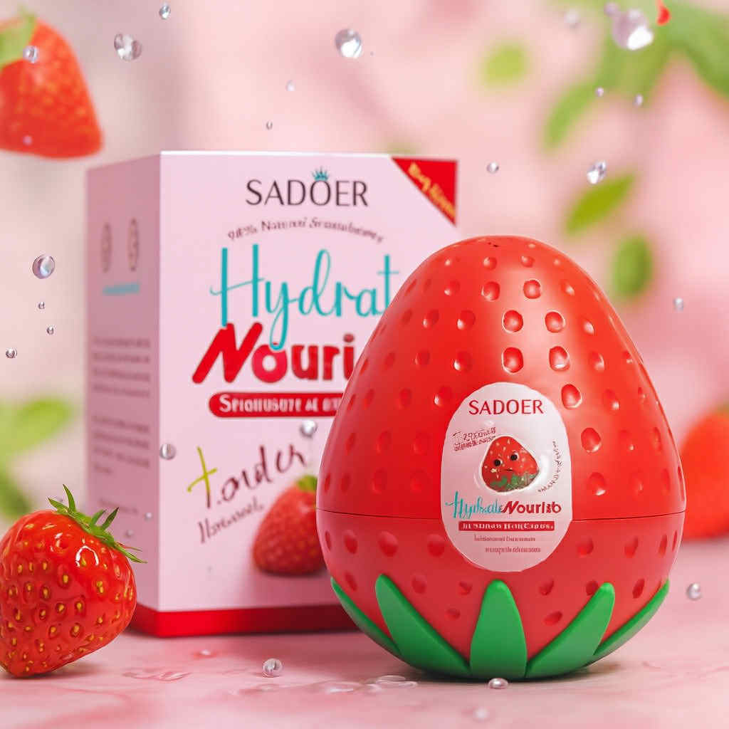 Crème pour les mains à la fraise